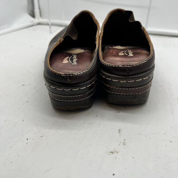 Spring Step Shoes Womens 37 US 6.5-7 Mule Slip On Brown - Picture 6 of 9
